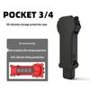 Drop-Proof Storage Box for DJI Pocket 4 Accessories with Magnetic Filter and Silicone Case Compatibility