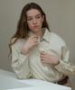 AMONG A Strap Detail Stripe Shirt_Cream
