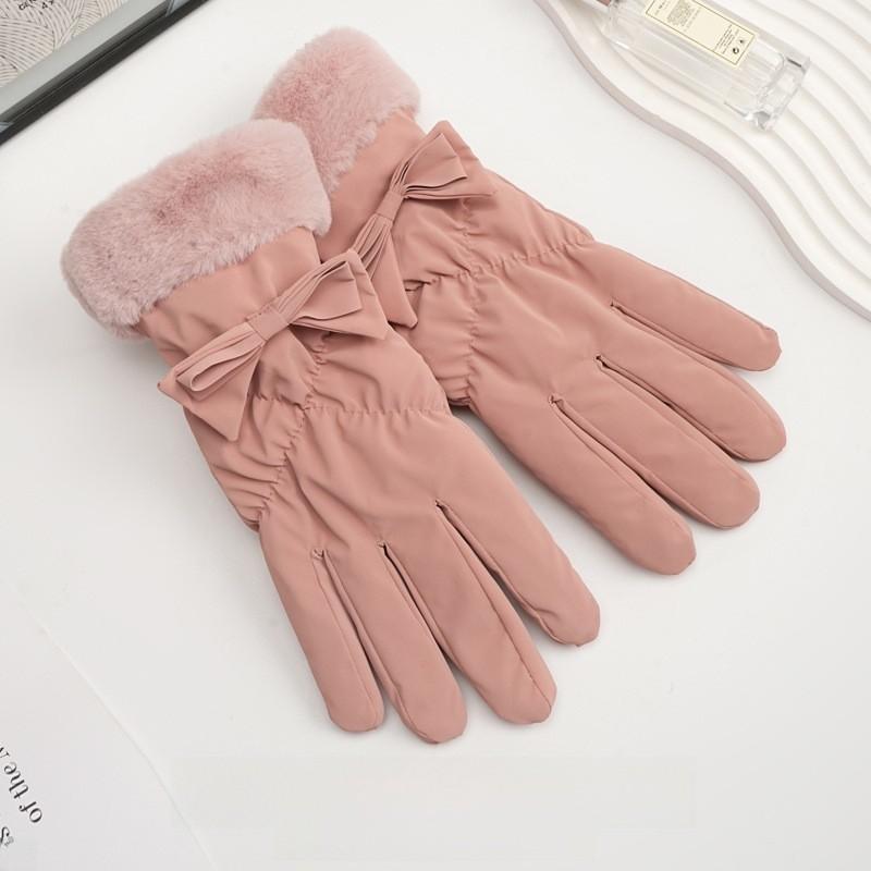 Snow Bear Womens Thick Touchscreen Ski Gloves For Winter Cold Weather Outdoor Activities Style 9
