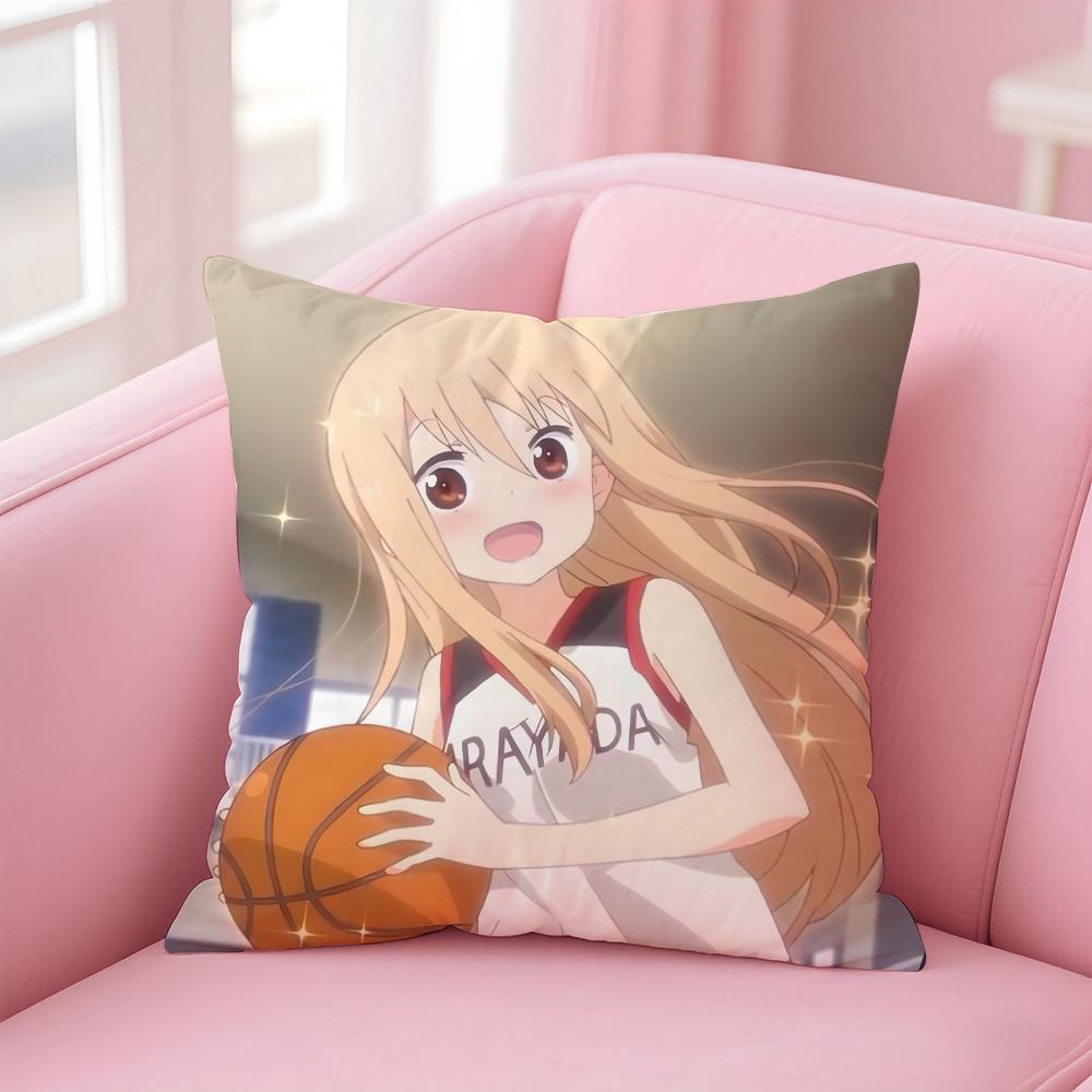 Anime H-Himouto! Umaru-chanS Cushion Cover Comfortable Reversible Pillow Cover Ideal for Car Sofa Bedroom & Beyond