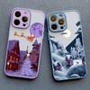 Christmas Winter Snow Scenery Phone Case For iPhone 16 15 14 13 12 11 Pro Max Mini X XS XR 7 8 Plus Shockproof Hard Cover Fundas