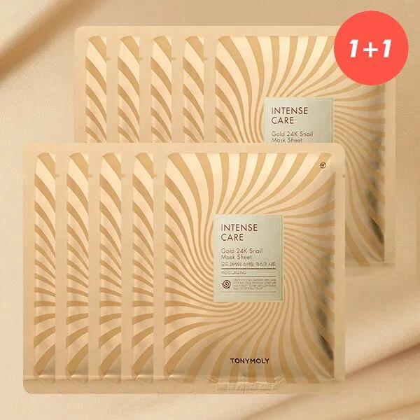 Intense Care Gold 24K Snail Mask Set (10 Pieces)