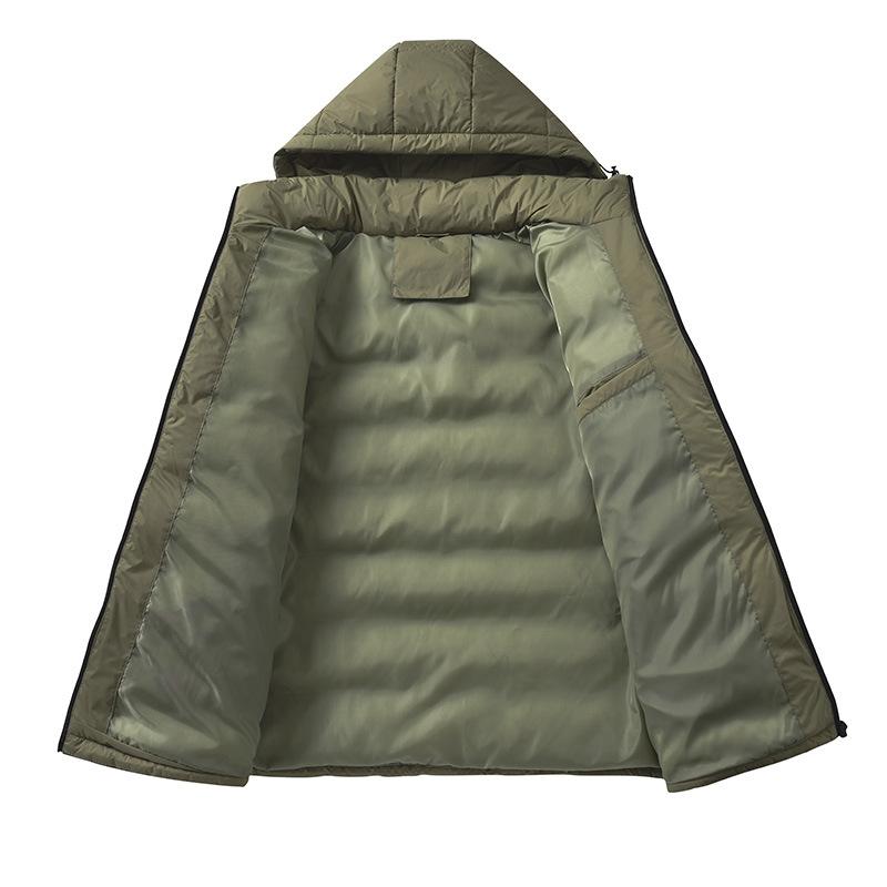 Winter Men's Warm Padded Jackets Fashion Men Cotton Warm Parka Coats Men Thermal Windbreaker Jacket Clothing