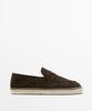 Espadrillas con fessura in camoscio Massimo Dutti