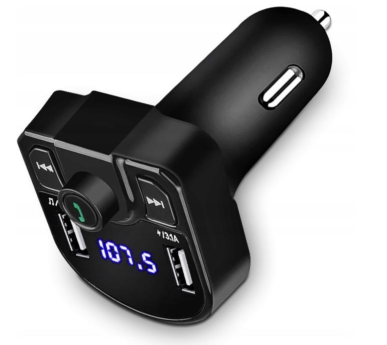 TD FM Transmitter Bluetooth Charger QC 3.1A 2x USB