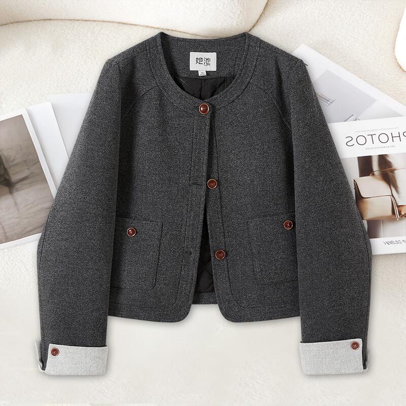 

Женская хлопковая куртка в стиле пэчворк с цветовыми блоками L