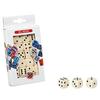 Dice Game - 24 IVORY DADI - Ivory Color - 24 Pieces - Ivory (matter)
