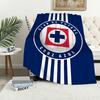 C-Cruz Azul F-Fútbol Club Fußballdecke Decke für Couch Sofa Reisen Zuhause Wandern Picknick Bett Bettwäsche Flanelldecke Geschenk