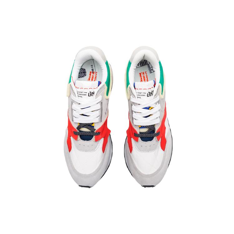 new LiNing 001 Running Shoes Women's Low Top White/Stone Gray