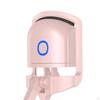 Portable Heated Eyelash Curler Type C Rechargeable Fast Heating Tool Mini White