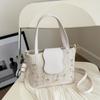 Stylish White Summer One Shoulder Bag For Women Chic Casual Crossbody Handbag