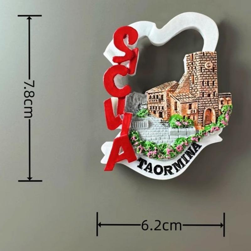 Italy Travelling Souvenirs Roma Fridge Magnets Milan Bologna Cefalu Otranto Lake Maggiore Vieste Fridge Stickers Wedding Gifts