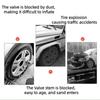 Universal Airtight Seal Stem Caps with Pattern Car Wheel Tire Valves Stem Caps Tire Accessory Car Tyre Air Pressure Caps