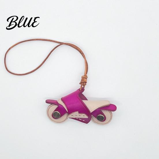 Eye-catching Bag Ornament Motorcycle Pendant Faux Leather Mini Backpack Charm
