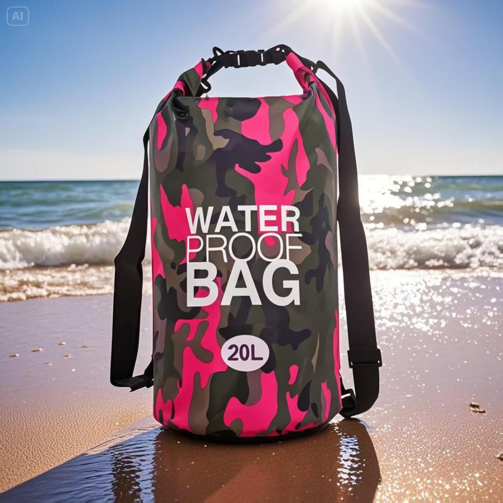 10/15/20/30L Outdoor Home Camouflage Waterproof Portable Organize bags River Hiking Dry Bag PVC Coated Sundries Storage Bags