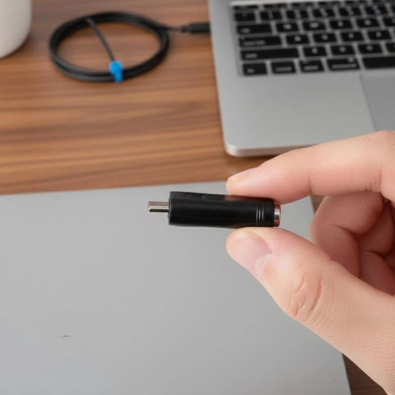 1 sztuka Adapter Interfejsu Mobilnego Konwerter Zasilacza DC Gniazdo Żeńskie 5.5x2.1mm Do Złącza Wtykowego USB Typu C