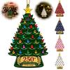 Decorative Wall Ornaments 250 Anniversary USA Christmas Tree Ornament 1776-2026 2D Acrylic Customized Gifts Years America Hanging Decoration