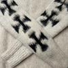 European and American New Street Retro Personalized Cross Knitted Sweater Men's High Street Goth Loose Versatile Sweater