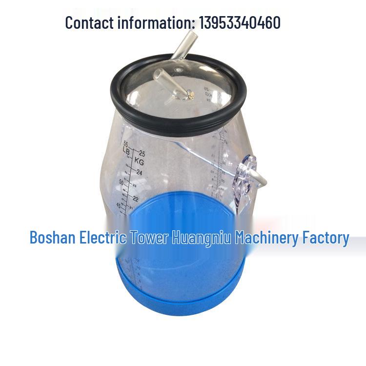 

Transparent milk buckets for cow and sheep milking machines; high-quality for efficient milk transport.