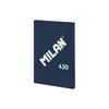 A4 geklebtes Heft - MILAN - 48 Blatt - Liniert - 95 g/m² - Mikroperforiert - Marineblau - Softcover