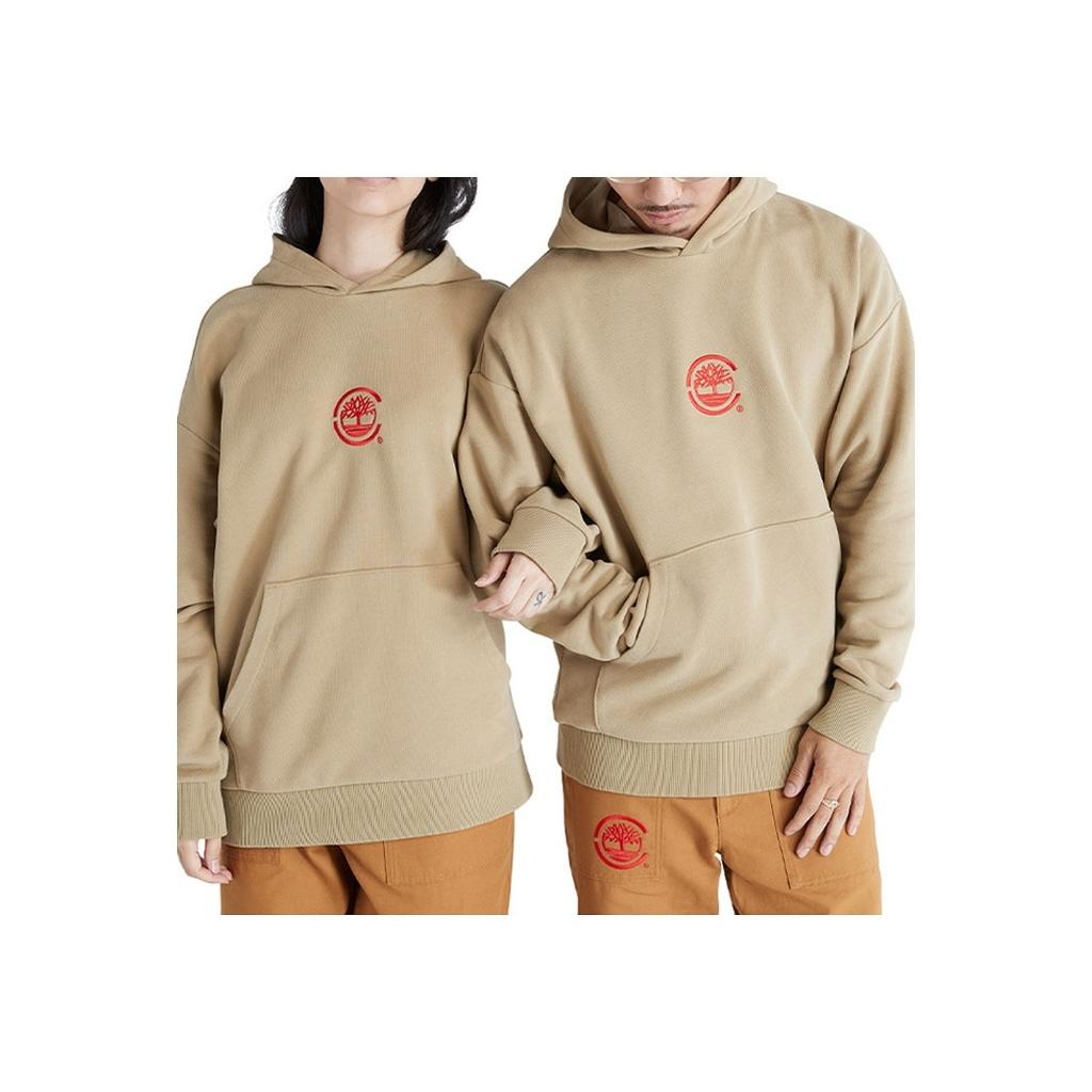 Timberland X CLOT Collaboration Eastern Embroidery Pullover Sweatshirt Unisex sweatshirt Khaki A63KR-918
