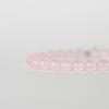 Modernes Silber 925 rosa Amethyst Edelstein Armband 6mm