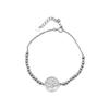 Bracelet - Argent 925 - Arbre De Vie - Rhodié - Zircone - Taille Unique