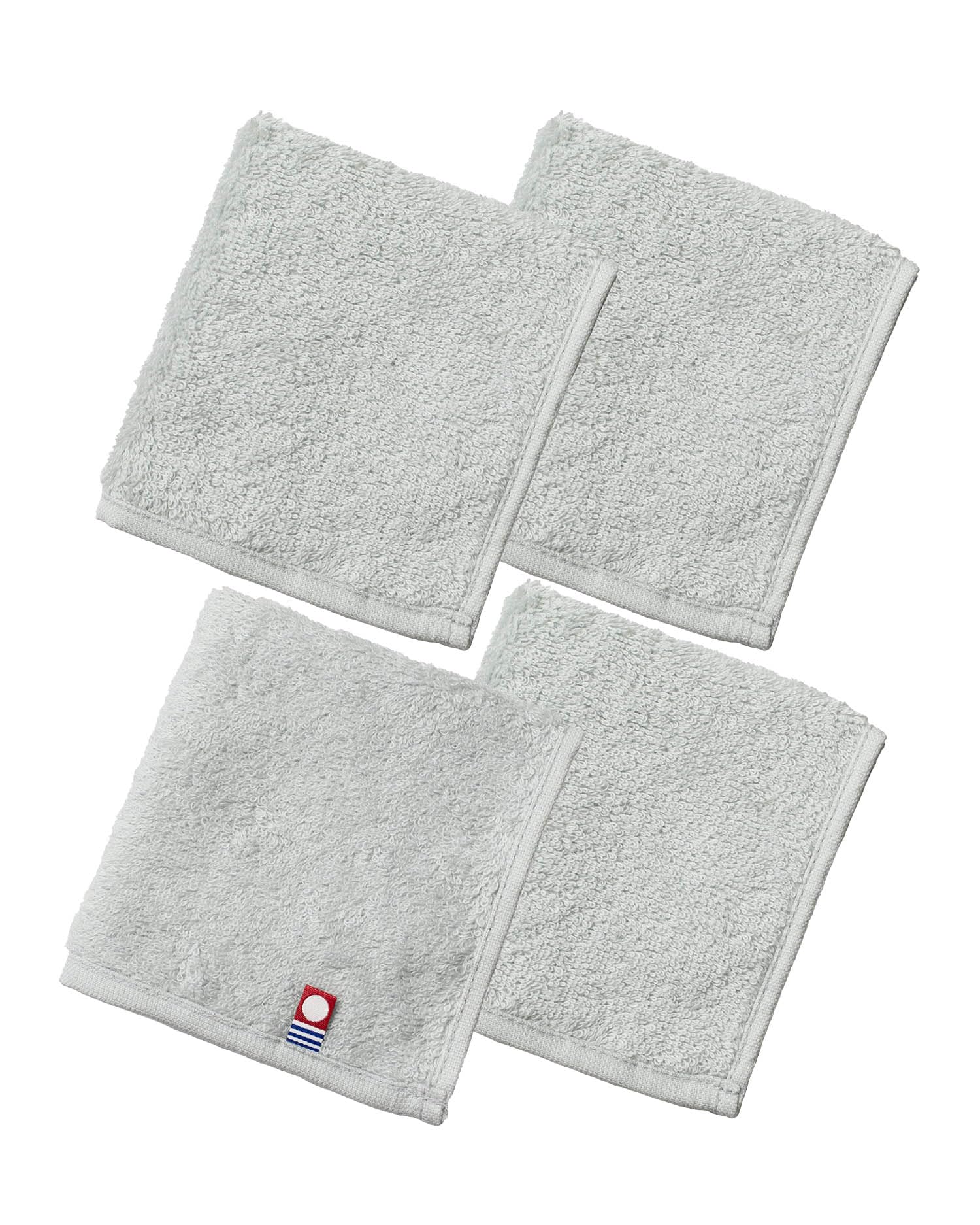 

Набір рушників Imabari Середній 22 см Виготовлено в Moffin Towel Індивідуально запакований Звичайний Лід [aso] Рушники, 4, Товсті, Квадратні, 100% Бавовна, Японія,