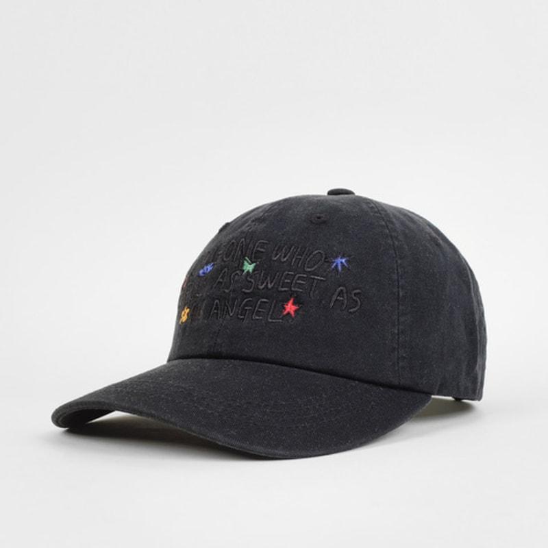 BALLOON FRIENDS MESSY ADVENTURE Sweet Angel Washed Ball Cap Black