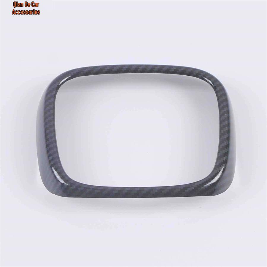 Honda Fit 21st Gen Interior Accessories: Carbon Fiber Texture for Window Switch, Door Handle, and Steering Wheel.