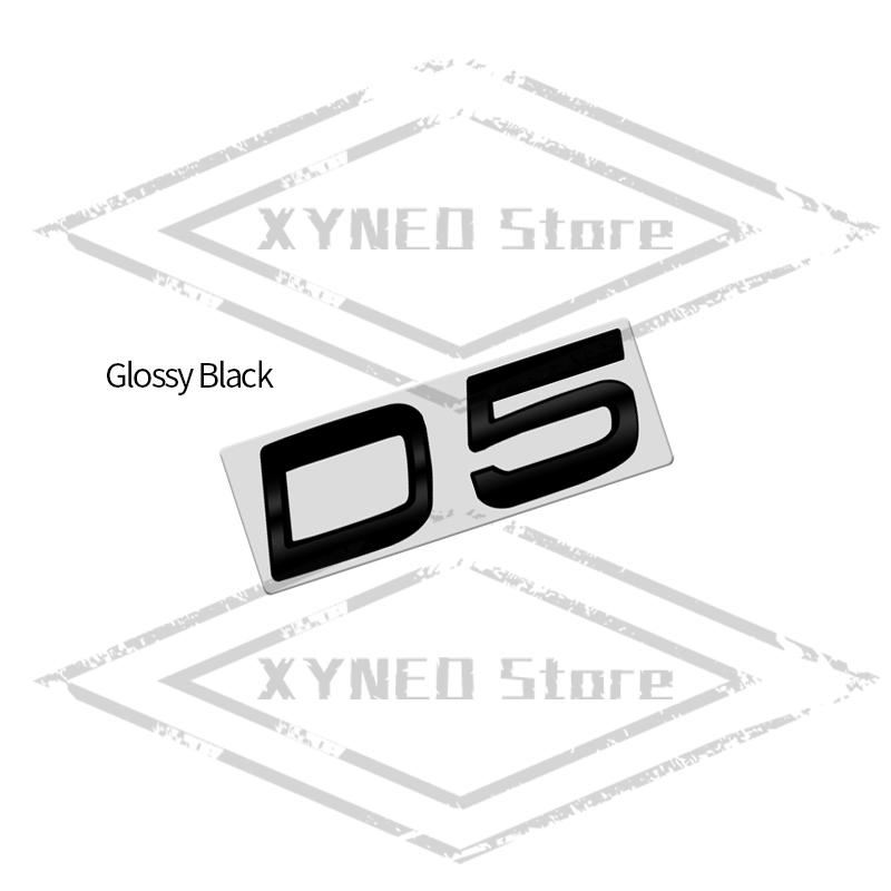

Car Sticker Metal For Volvo XC40 XC60 XC90 XC70 S60 S90 V40 V60 V70 D2 D3 D4 D5 D6 D7 D8 AWD Glossy Black Emblem Trunk Decal