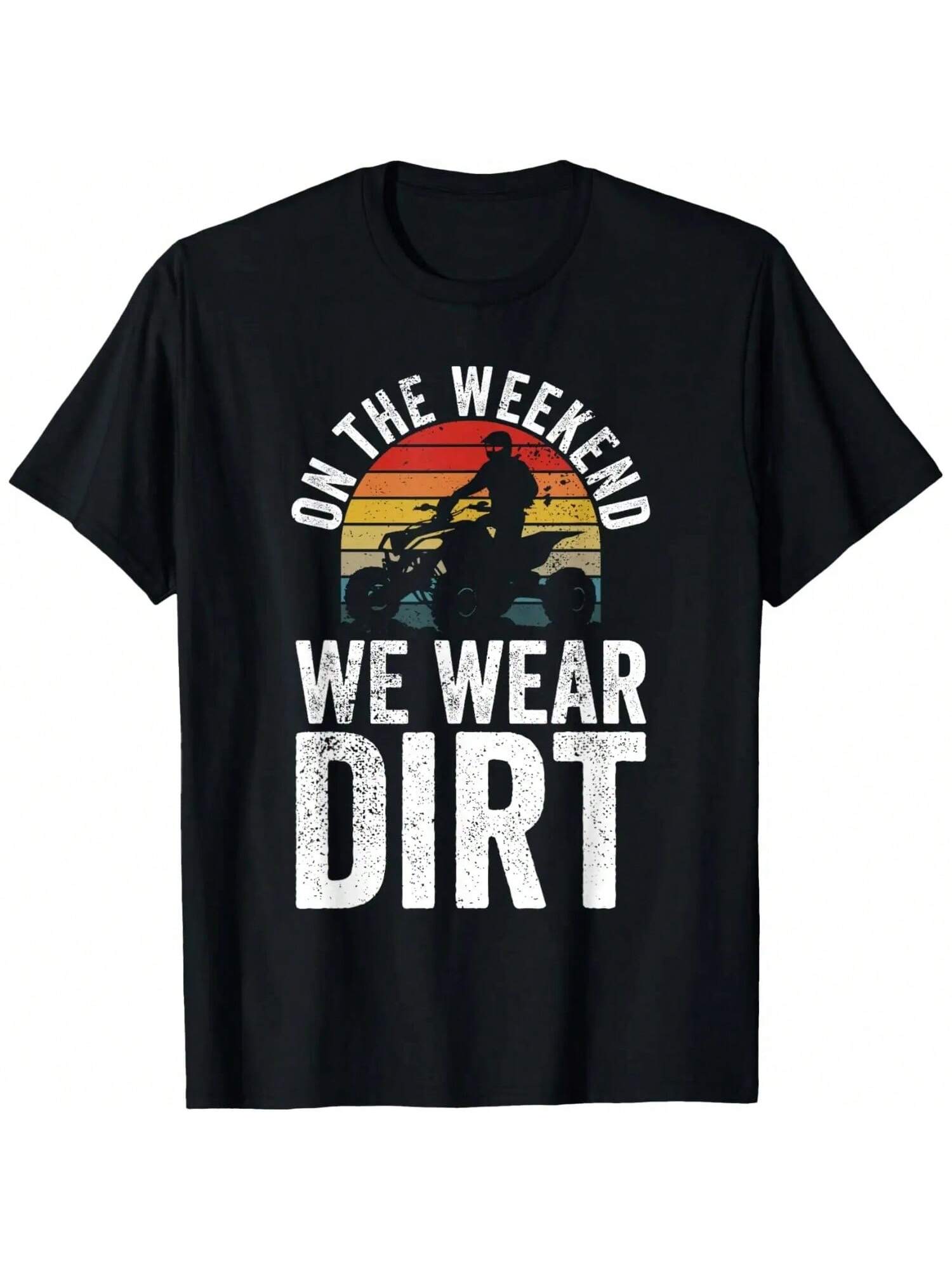 Funny Dirt Track Racing - On The Weekend We Wear Dirt T-Shirt S разноцветный