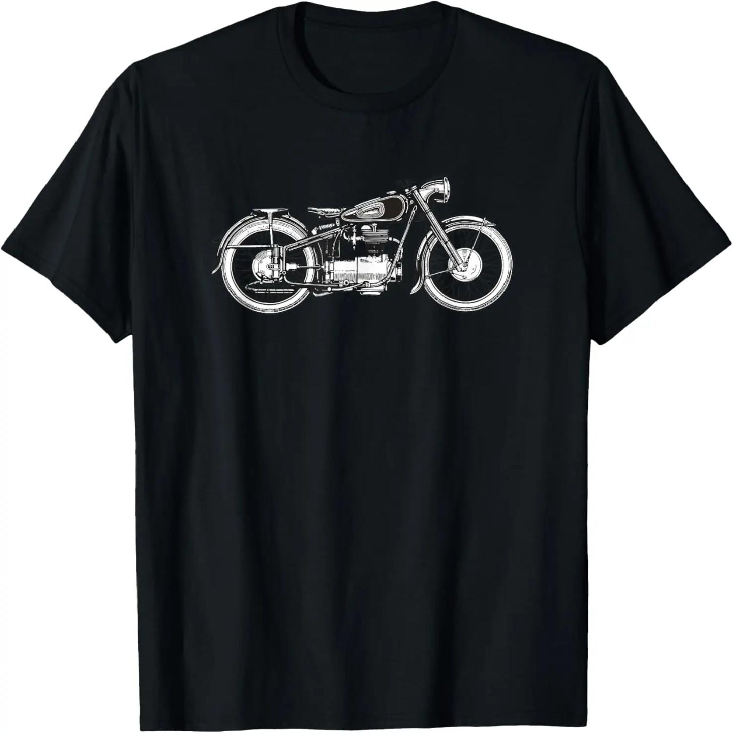 Retro Vintage Motorcycle _ I love my Motorcycle T-Shirt S чёрный