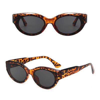 New Fashion Cat Eye Sunglasses Summer Outdoor Oval Frame Sunglasses Vintage UV400 Elliptic Square Eyewear Women Men