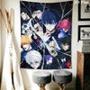 BlueLock Wall Tapestry Aesthetic Wall Hanging Printed Fabric Blanket Decorative Tapestries for Bedroom Living Room Home Decor