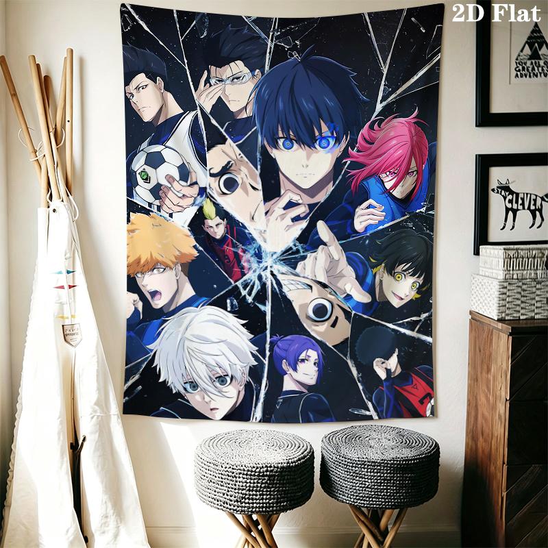 BlueLock Wall Tapestry Aesthetic Wall Hanging Printed Fabric Blanket Decorative Tapestries for Bedroom Living Room Home Decor