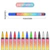 L74D 12 Couleurs Marqueurs Lavables pour Colorier les Animaux pour Chiens Chats Stylos d'Art Ensemble Brosse de Toilettage pour Chats Fournitures pour Animaux