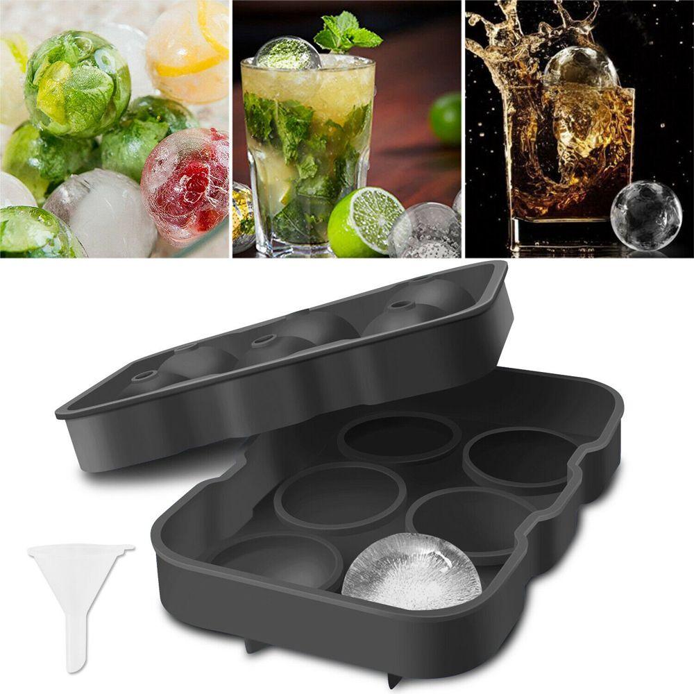 Ice Cream Whisky Baking Tool Ice Hockey Mold Bar Accessories Silicone Mould Ice Ball Cube Tray