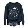 Unisex Fashion Printed Long Sleeve Neck Sweatshirt for Casual Wear