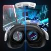 Face Cover Pad with Cooling Fan Relieve Lens Fogging Facial Ventilation Fan with PU Face Cushion Pad for Meta Quest 3 VR Headset