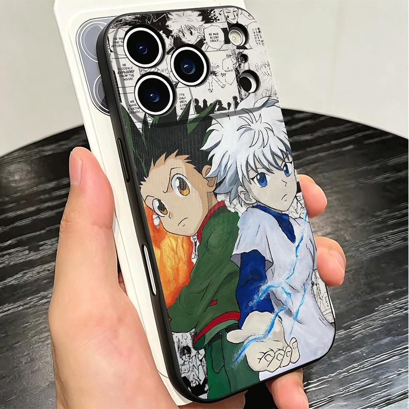 Hunter X-Hunters Anime Soft Phone Case for iPhone 16 16E 17 Air 15 Pro Max 14 Plus 13 Mini 11 12 7 Black Cover Back Shell