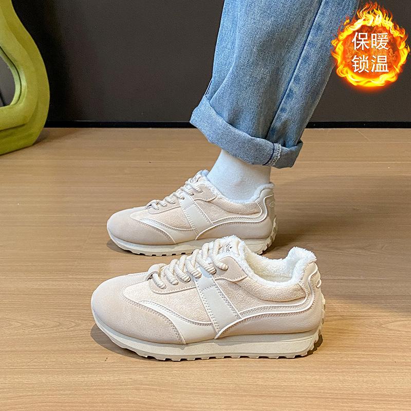 ins Korean version of the new velvet Forrest Gump shoes for women, winter students running sports to keep warm and casual
