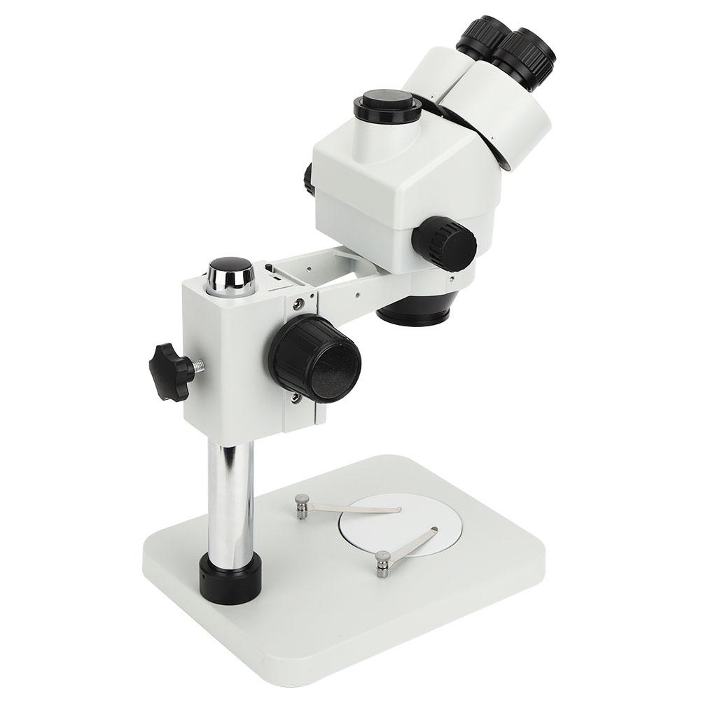 Trinocular Stereoscopic Electron Microscope Adjustable Magnification Laboratory Observation Tool