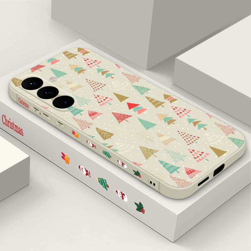 Christmas Phone Case For Samsung Galaxy A56 A17 A26 A16 A36 A55 A54 A53 A15 S24 S25 FE S25 S22 S23 Ultra Shockproof Lanyard Cover