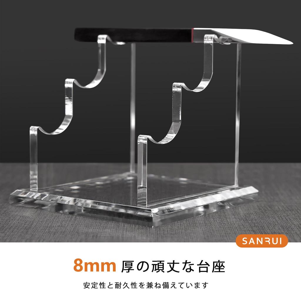 Acryl Schreibtisch Stiftdisplay Stifthalter für 3 Stifte Ständer, Halter,