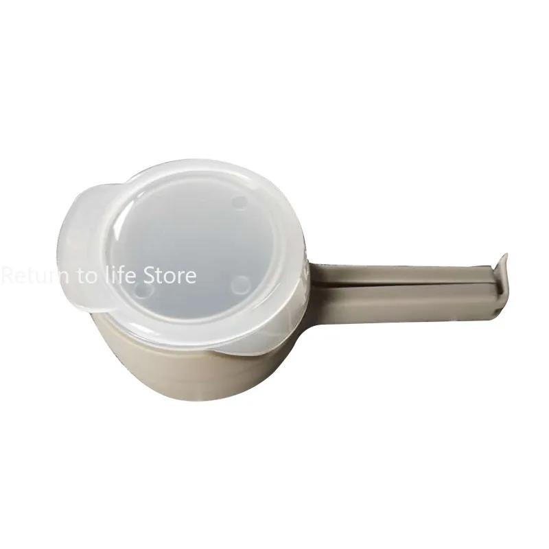 Food Preserving Bag Closure Clip Oat Dispense Spout Snack Bag Clip Moisture Seal Clip Fresh Keeping Sealer Clamp Kitchen Gadget