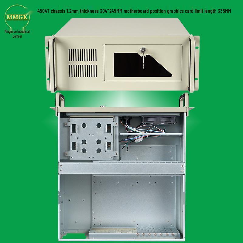 2U Rackmount Industrial PC Case for mATX Servers & Network Security