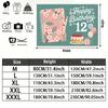 Party Backdrop Birthday Wedding Floral Pink Photo Booth Background Front Door Decor