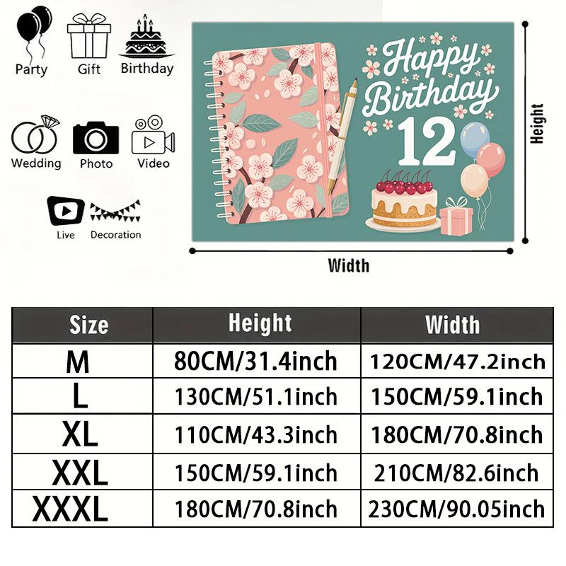 Party Backdrop Birthday Wedding Floral Pink Photo Booth Background Front Door Decor