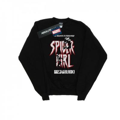 Womens/Ladies Spider-Girl Back In Black Sweatshirt